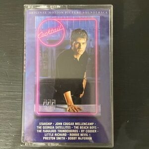 Vintage Cocktail Motion Picture Soundtrack Cassette Tape - 1988